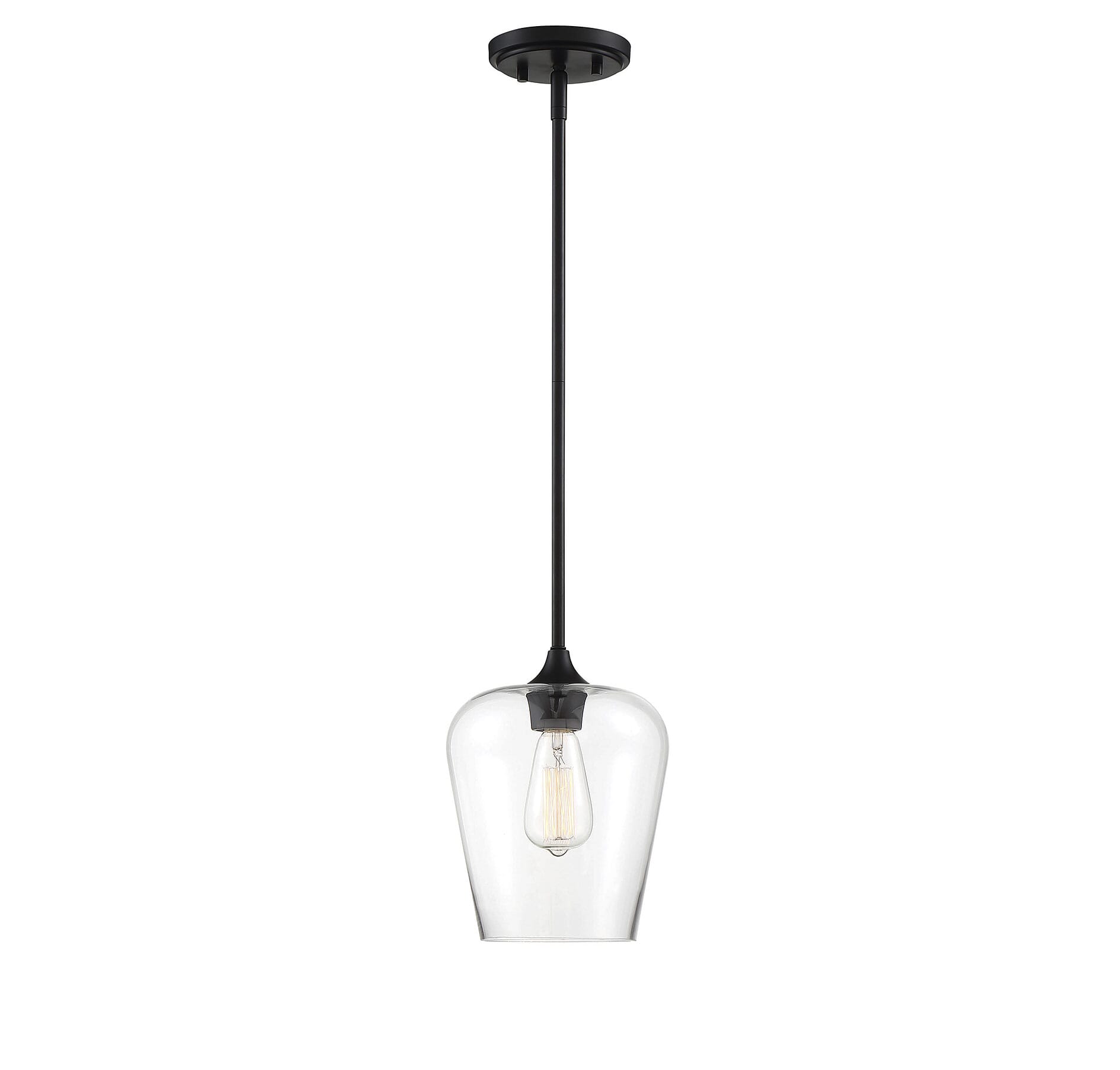 Trade Winds Flynn 1-Light Pendant in Black