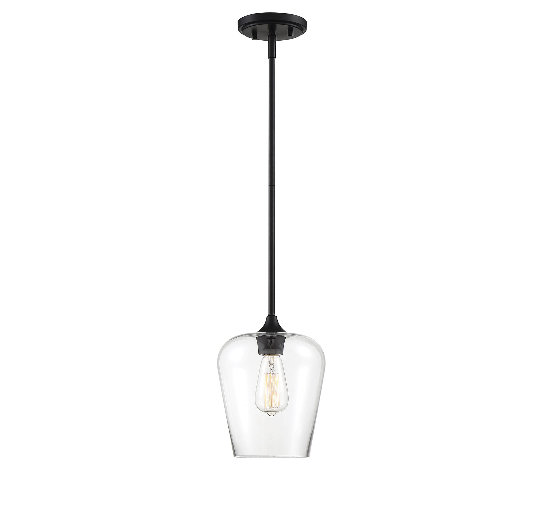 Savoy House Octave 1-Light Pendant in Black