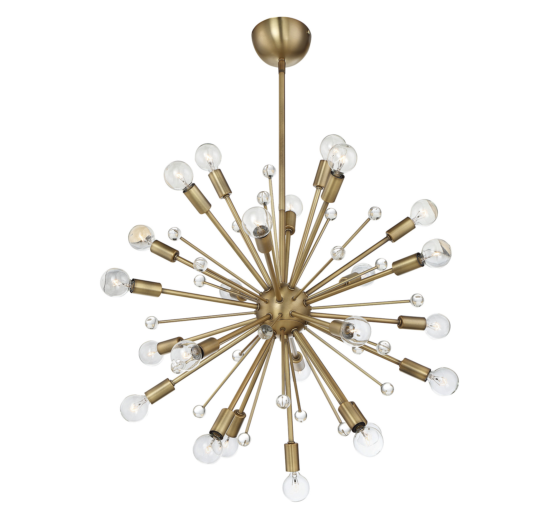 Savoy House Galea Sputnik Chandelier in Warm Brass