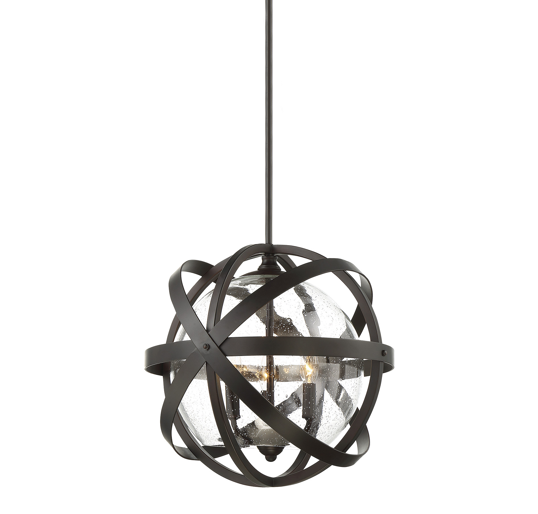 Savoy House Bassett 3-Light Outdoor Pendant in English Bronze