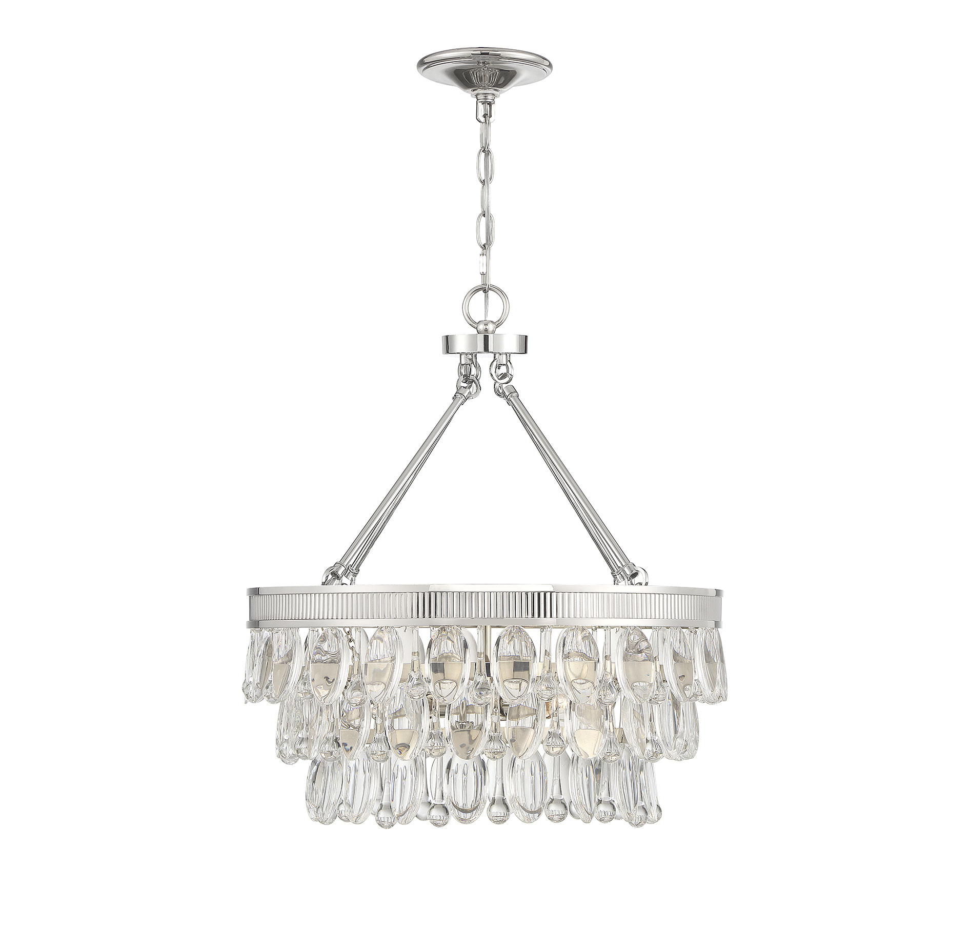 Savoy House Windham 4-Light 20" Pendant Light in Polished Nickel