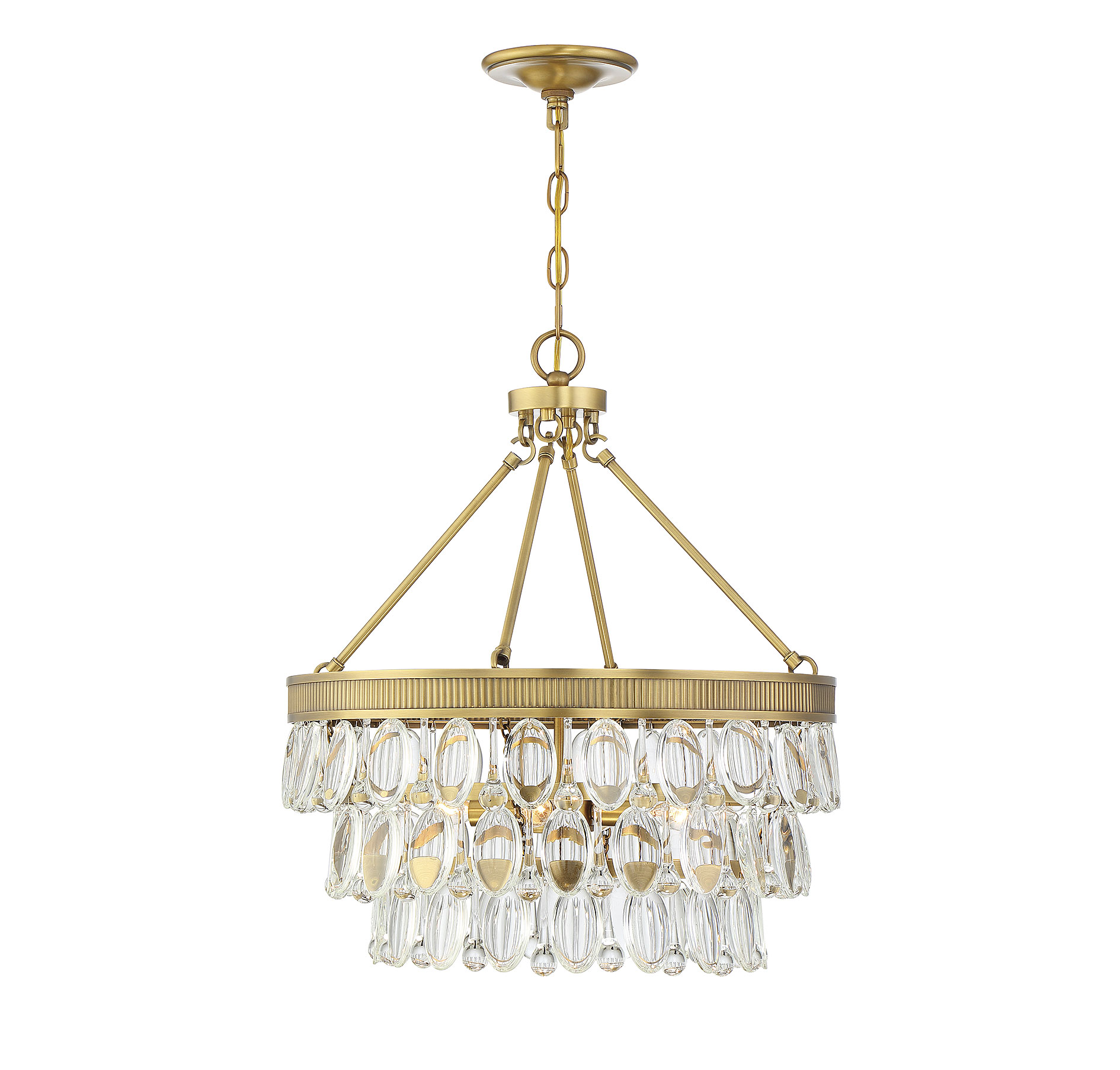 Savoy House Windham Pendant Light in Warm Brass