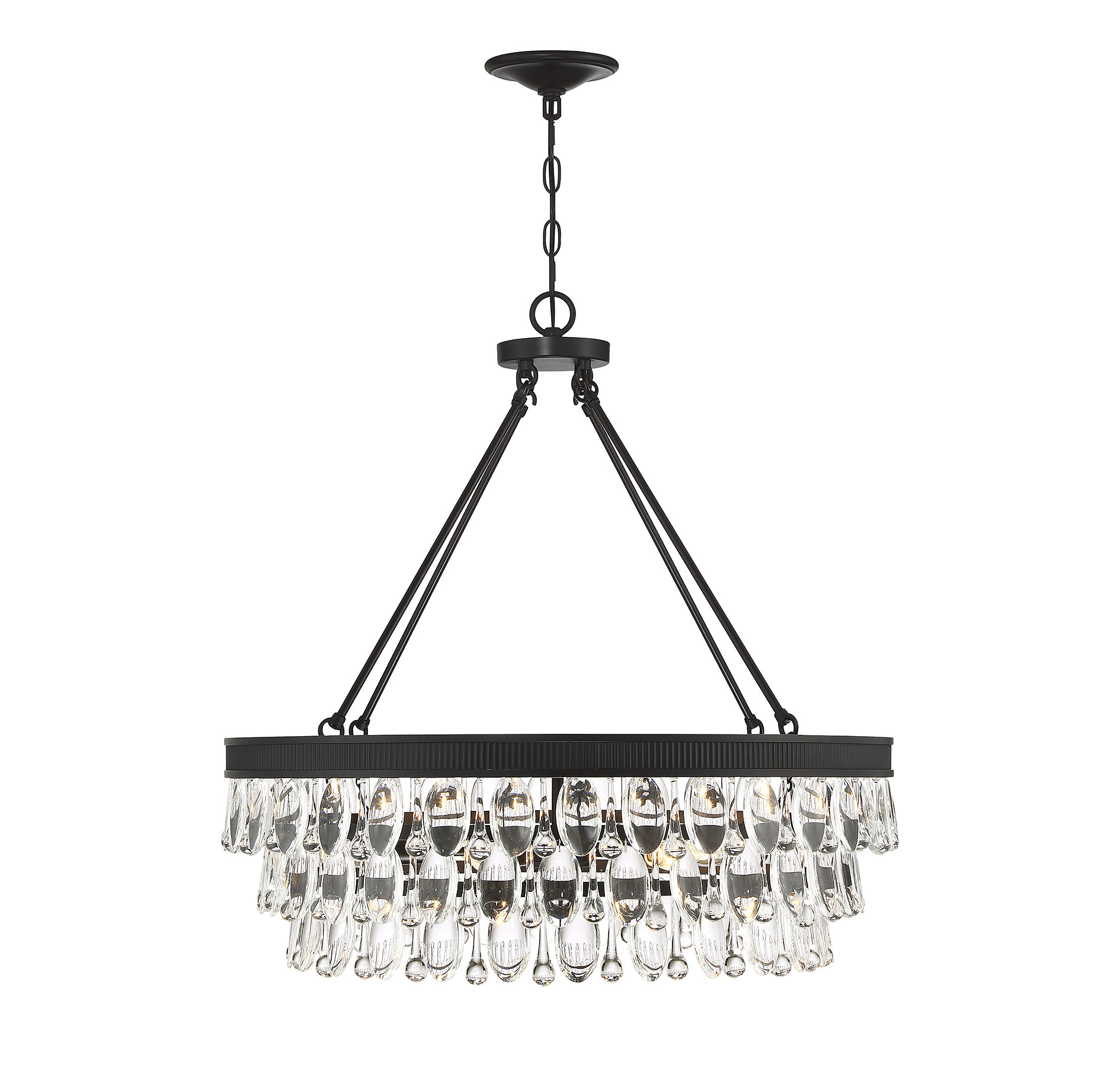 Savoy House Windham 6-Light 28" Pendant Light in English Bronze