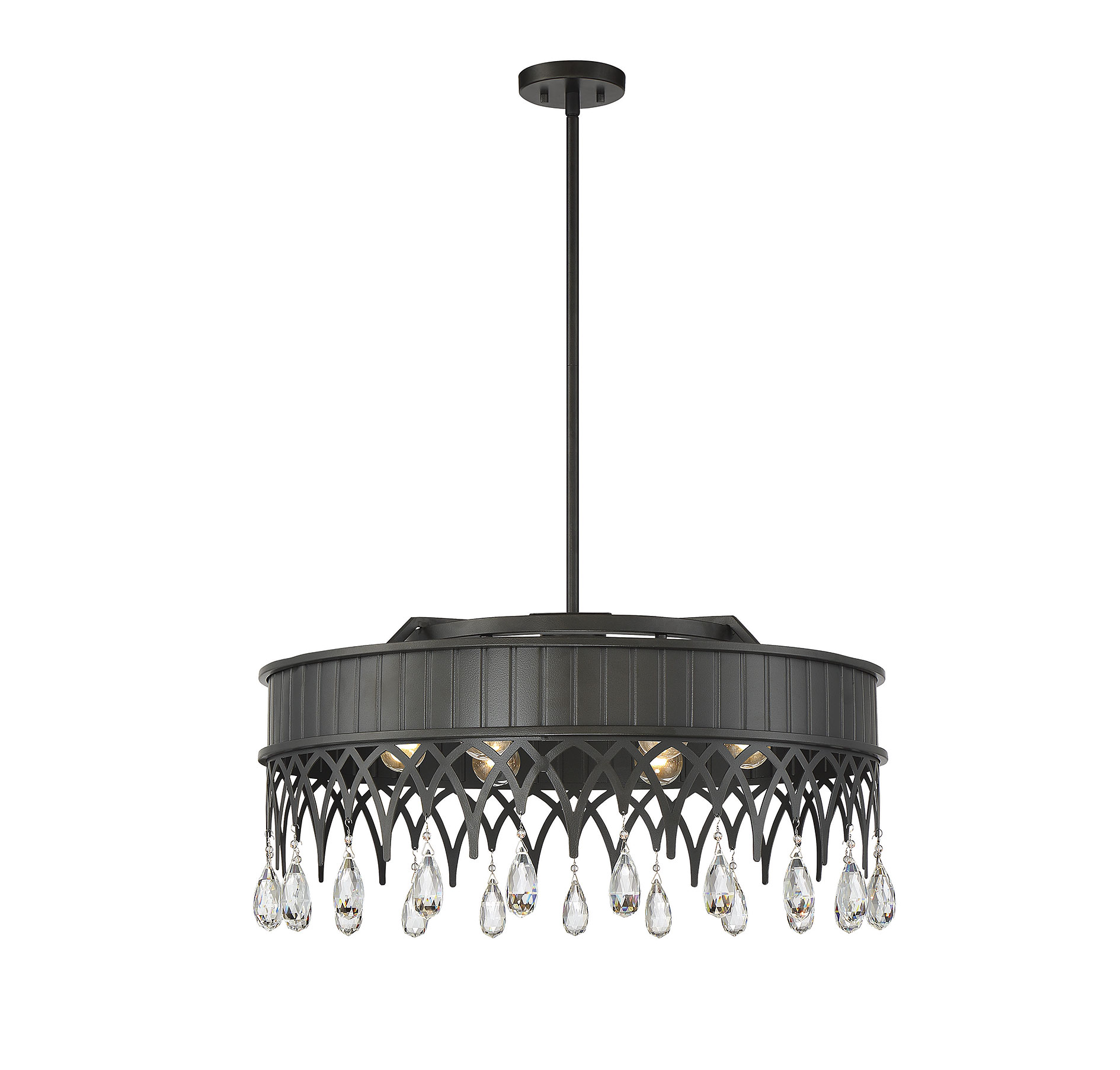 Savoy House Lenoir 6-Light Pendant Light in Olde Gray