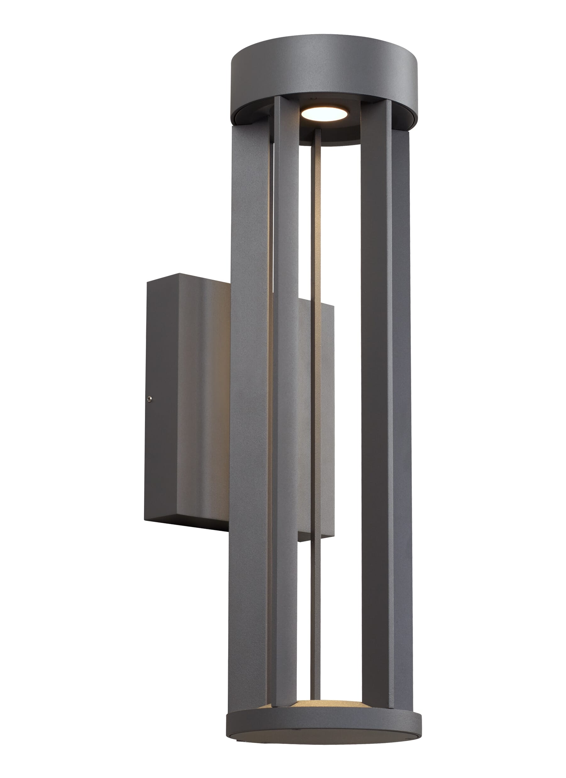 Tech Turbo 18" Outdoor Wall Light in Charcoal