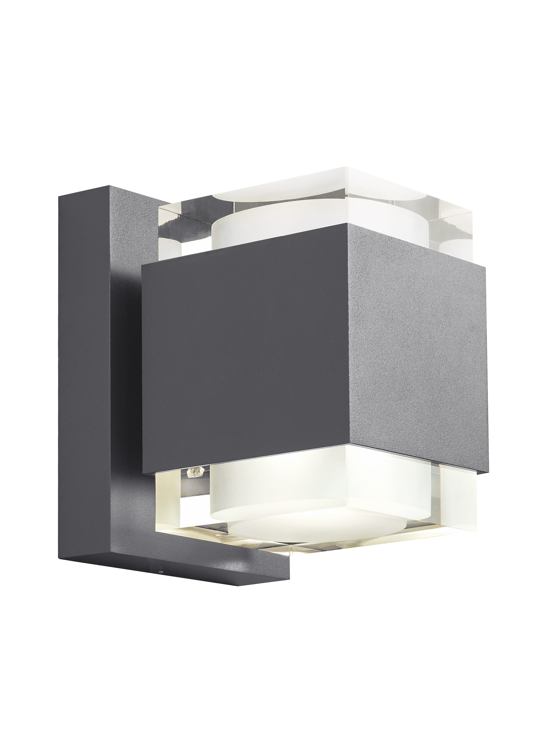 Tech Voto 8" Outdoor Wall Light in Charcoal