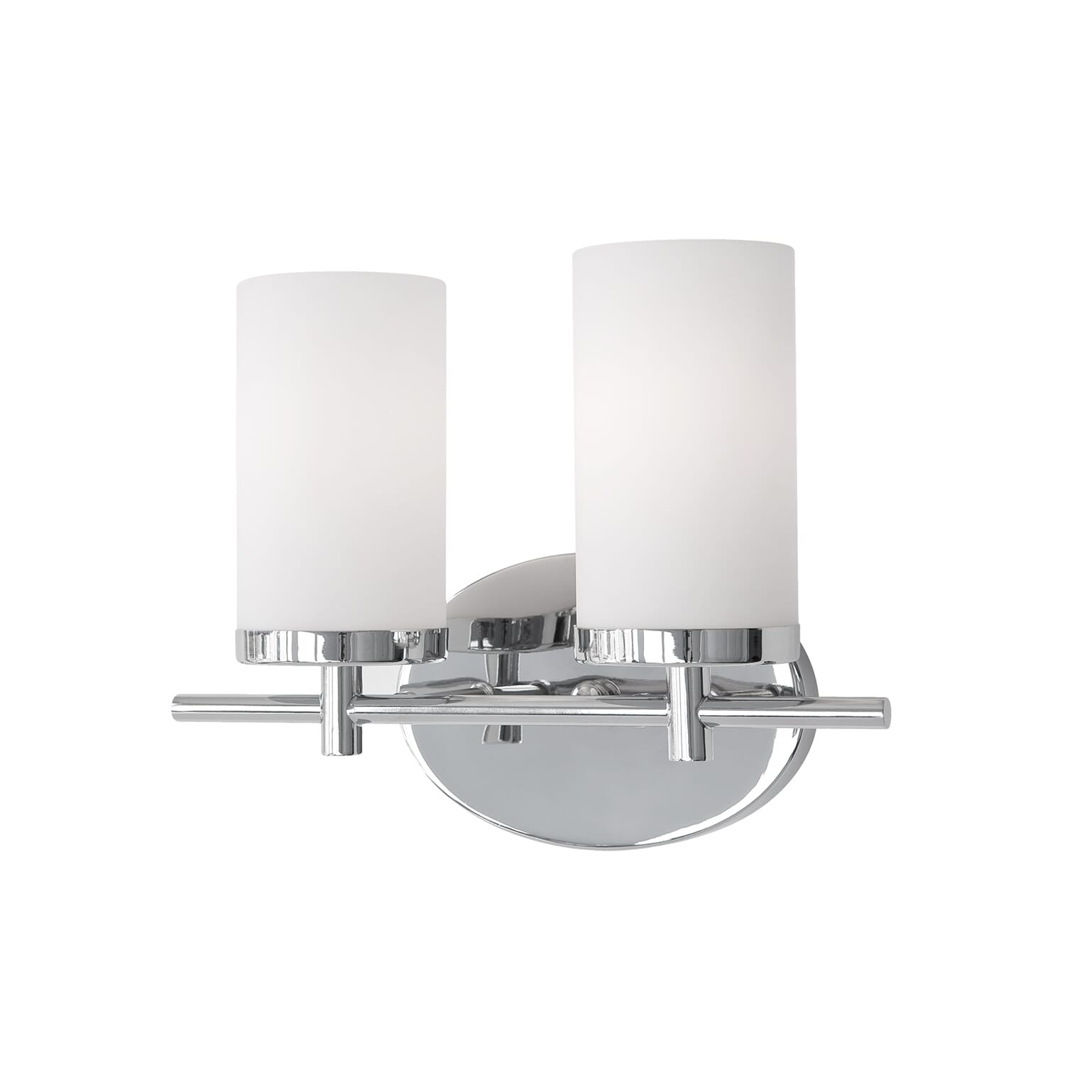 Kuzco Exeter 2-Light Bathroom Vanity Light in Chrome