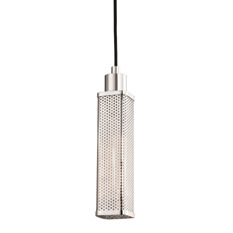 Hudson Valley Gibbs 13" Pendant Light in Polished Nickel