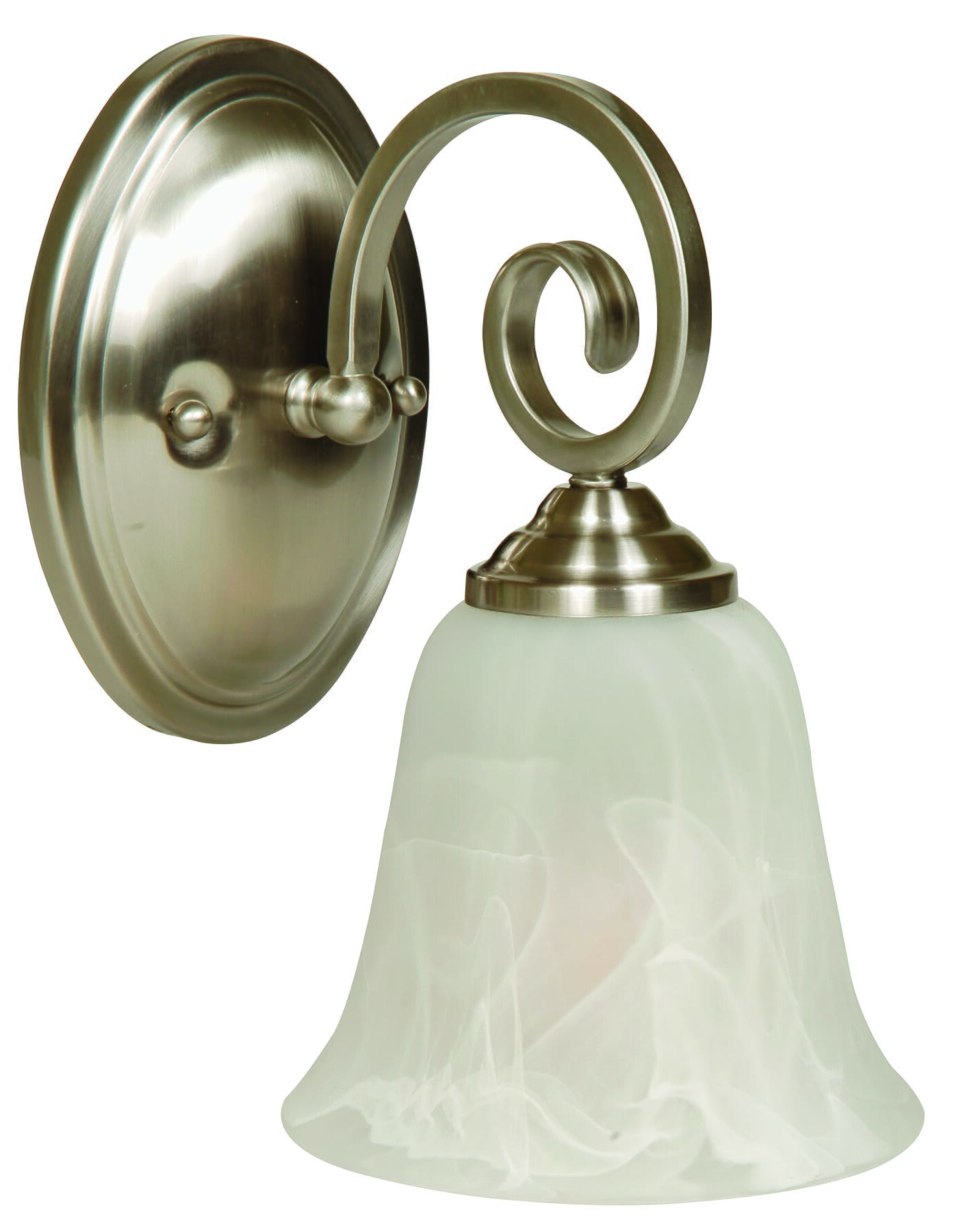 Craftmade Cecilia 11" Wall Sconce in Brushed Polished Nickel