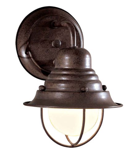 The Great Outdoors Wyndmere 9" Outdoor Wall Light in Antique Bronze