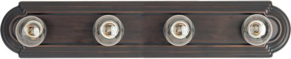 Maxim Lighting Essentials 4-Light Bathroom Vanity Light in Bronze