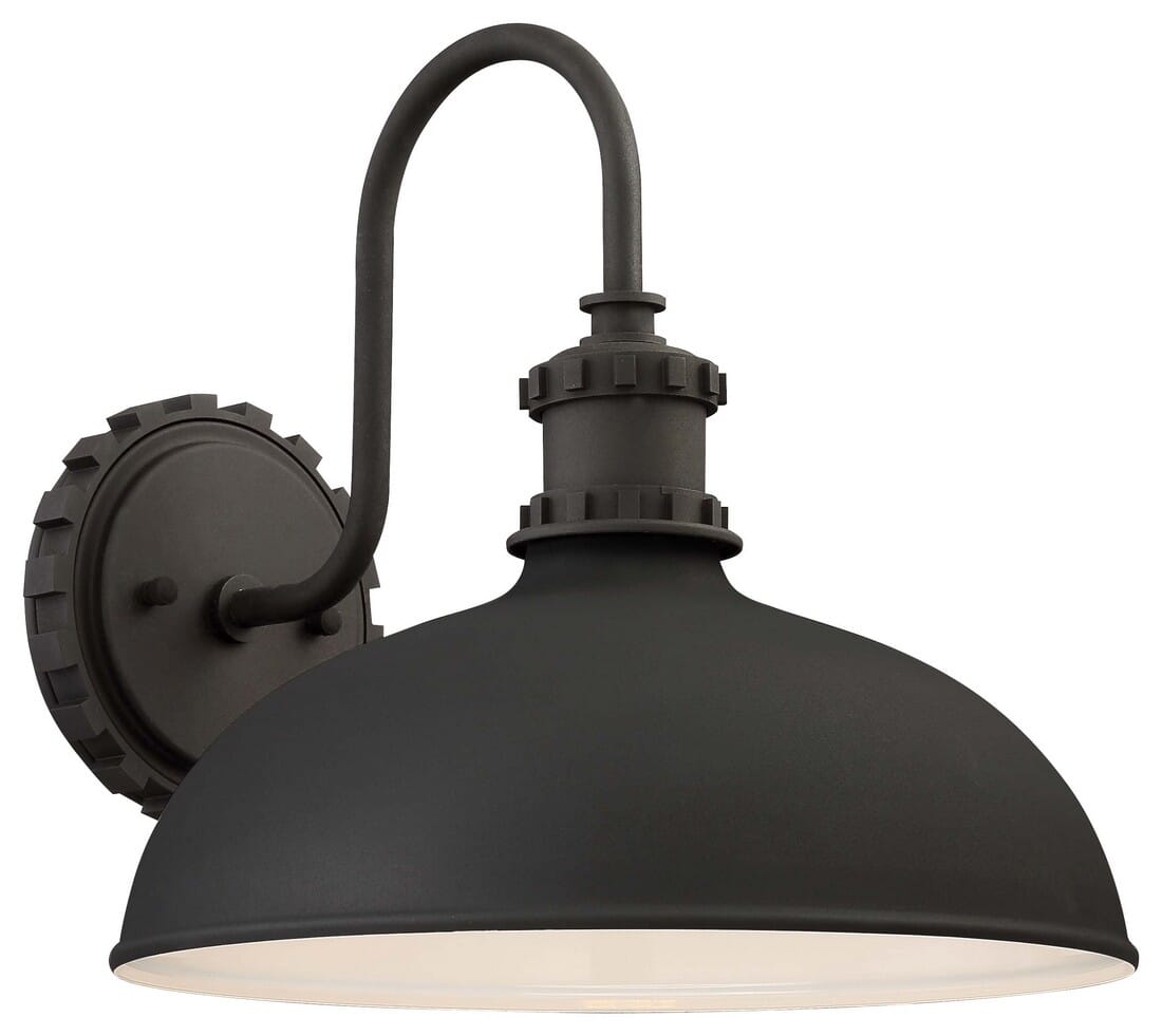 The Great Outdoors Escudilla 12" Outdoor Wall Light in Black