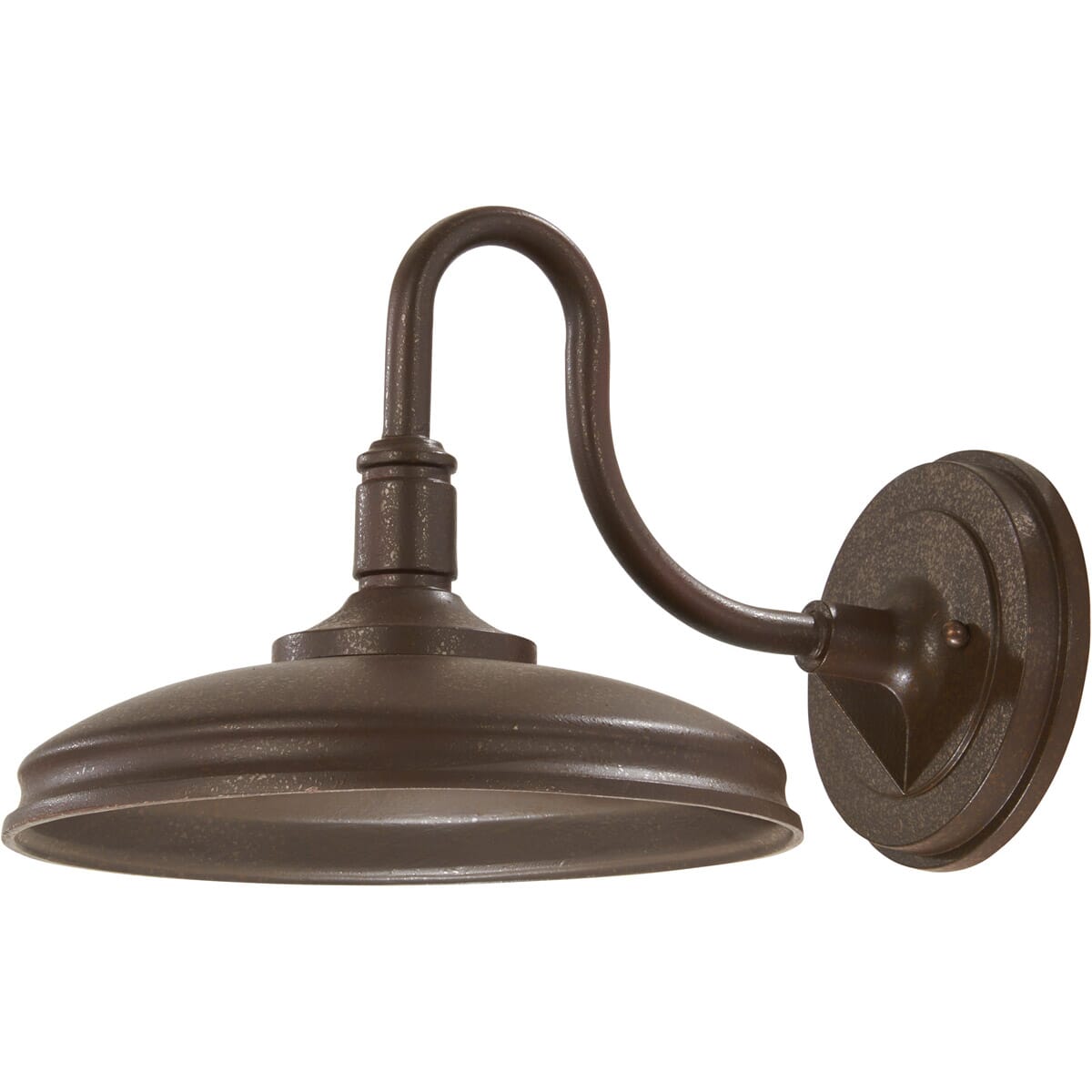 The Great Outdoors Harbison Led 9" Outdoor Wall Light in Bronze with Copper Flecks