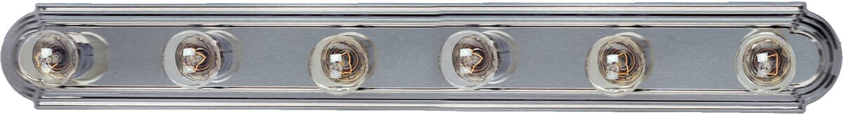 Maxim Lighting Essentials 6-Light Bathroom Vanity Light, Satin Nickel