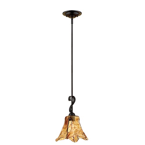 Millennium Lighting Chatsworth 1-Light Mini-Pendant in Burnished Gold