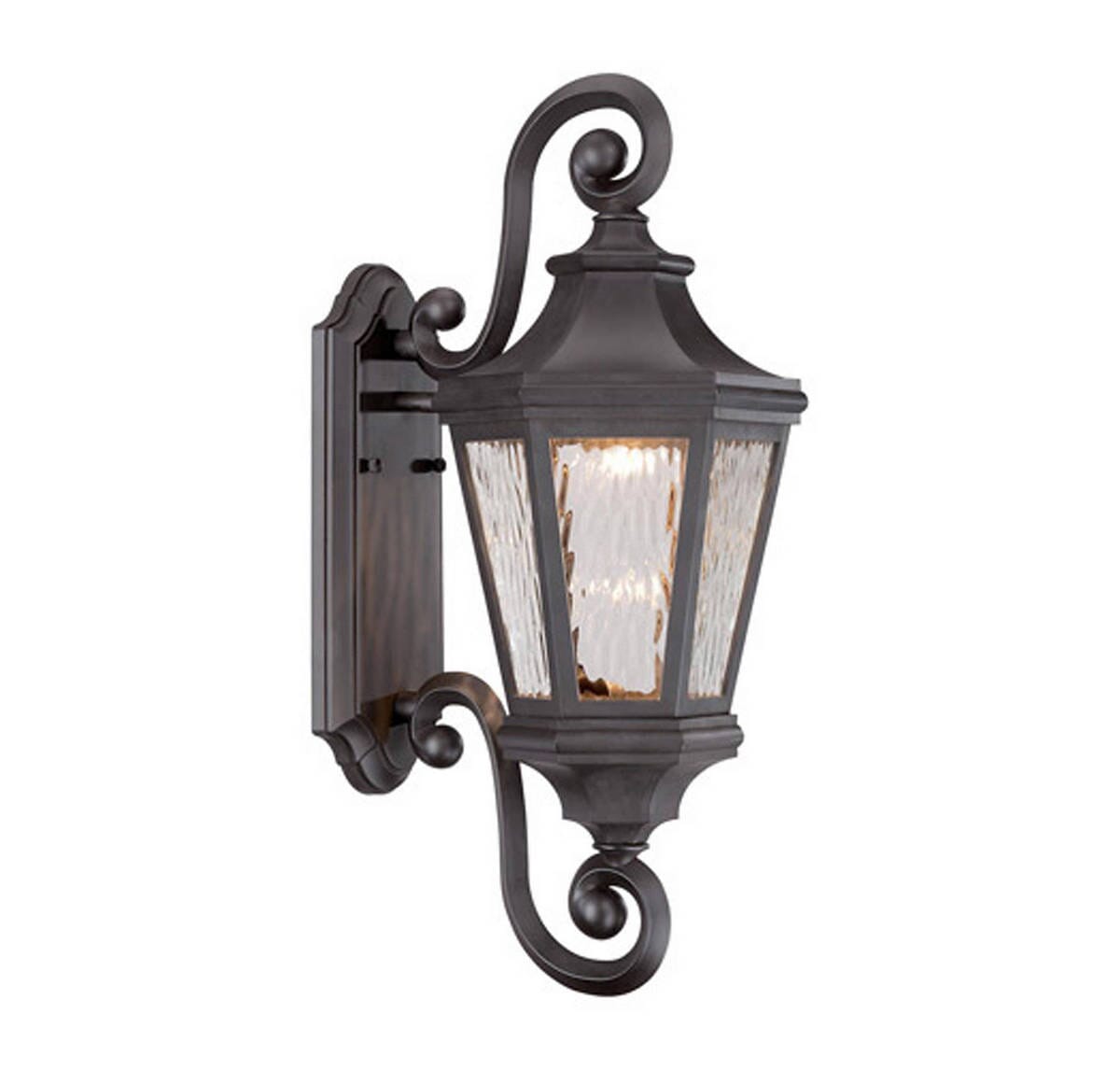 The Great Outdoors Hanford Pointe 22" Outdoor Wall Light in Oil Rubbed Bronze