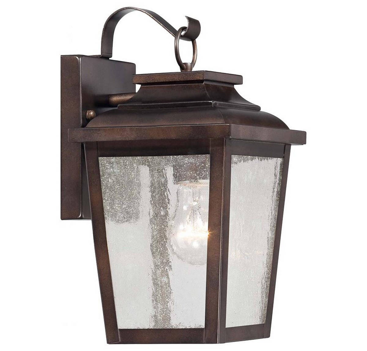 The Great Outdoors Irvington Manor 12" Outdoor Wall Light in Chelesa Bronze