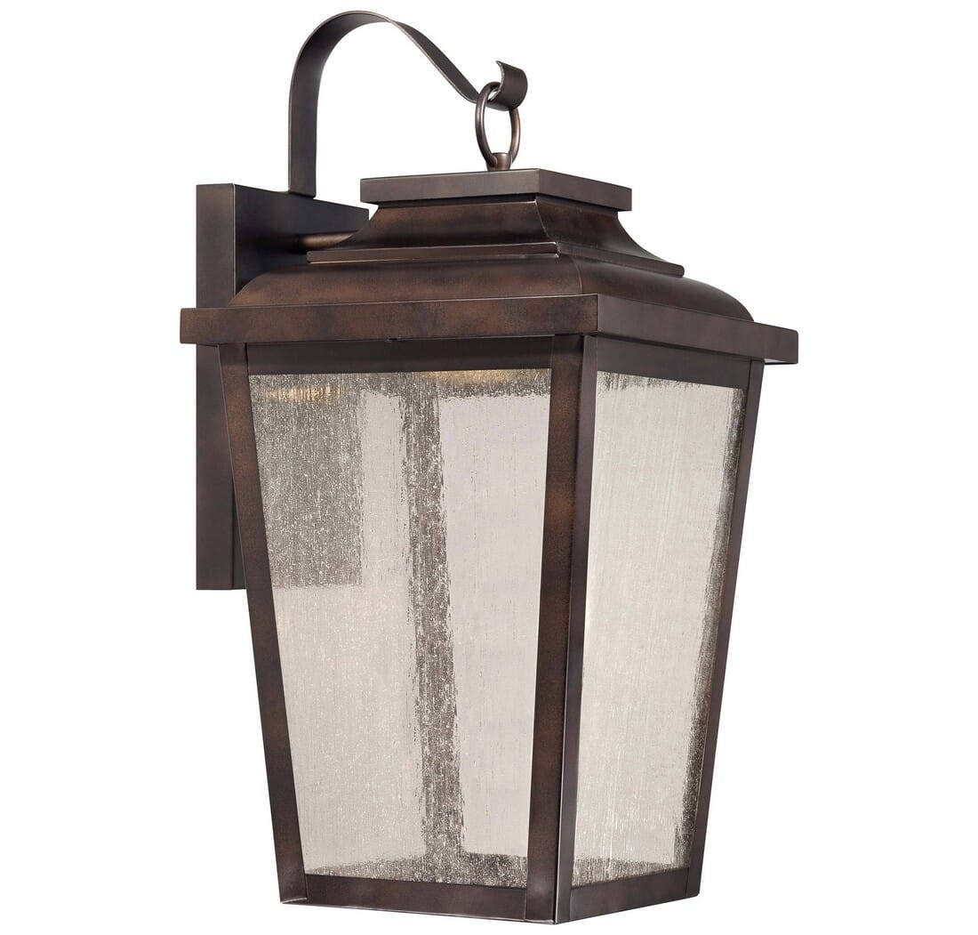 The Great Outdoors Irvington Manor Led 21" Outdoor Wall Light in Chelesa Bronze