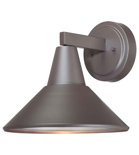 The Great Outdoors Bay Crest 11" Outdoor Wall Light in Dorian Bronze