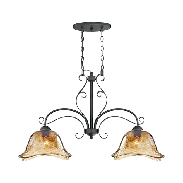 Millennium Lighting Chatsworth 2-Light Island in Burnished Gold