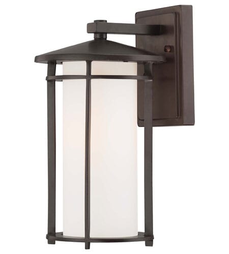 The Great Outdoors Addison Park 13" Outdoor Wall Light in Dorian Bronze