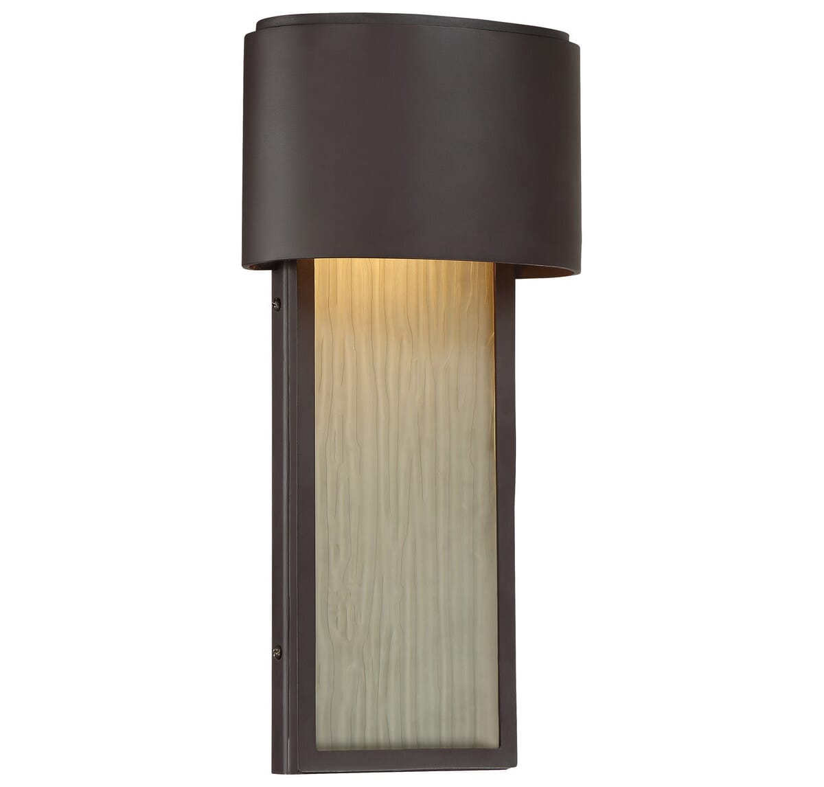 The Great Outdoors Everton 2-Light 15" Outdoor Wall Light in Dorian Bronze