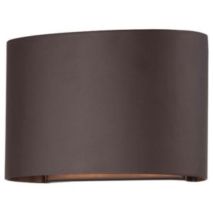 The Great Outdoors Everton 2-Light 5" Outdoor Wall Light in Dorian Bronze