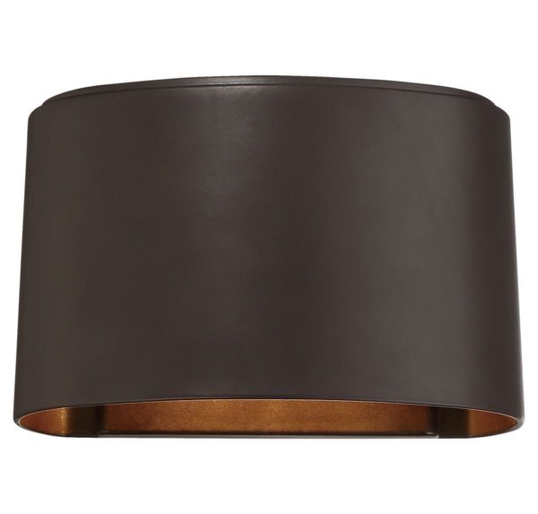 The Great Outdoors Everton Outdoor Wall Light in Dorian Bronze