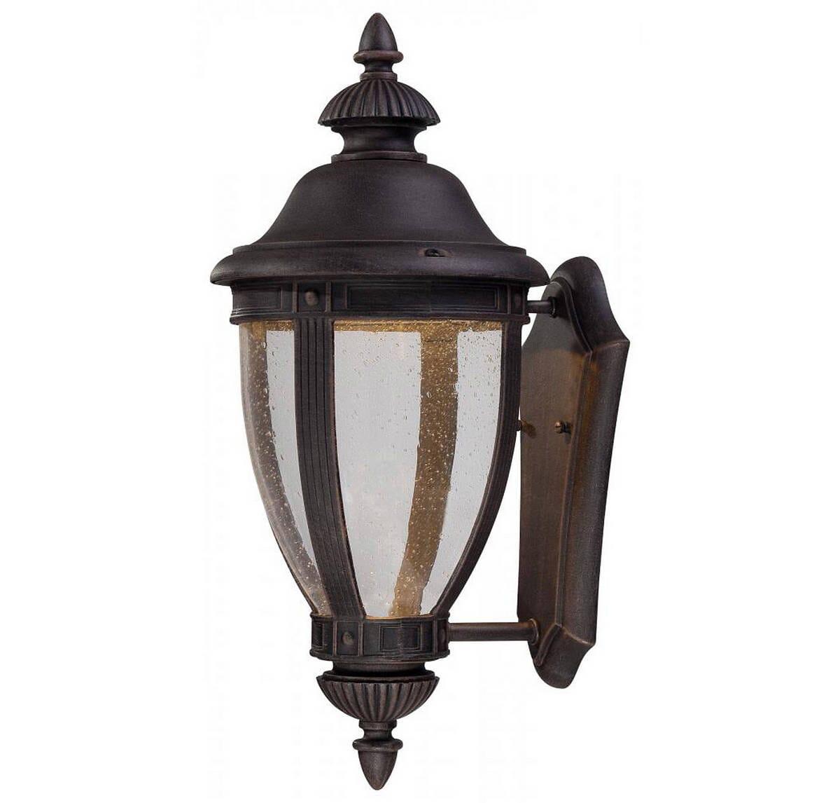 The Great Outdoors Wynterfield 16" Outdoor Wall Light in Burnt Rust