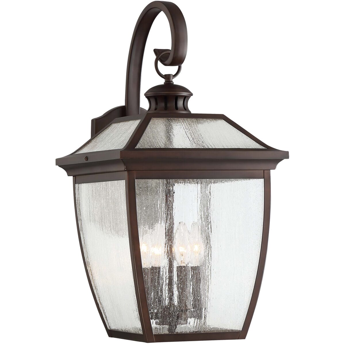 The Great Outdoors Sunnybrook 4-Light 23" Outdoor Wall Light in Alder Bronze