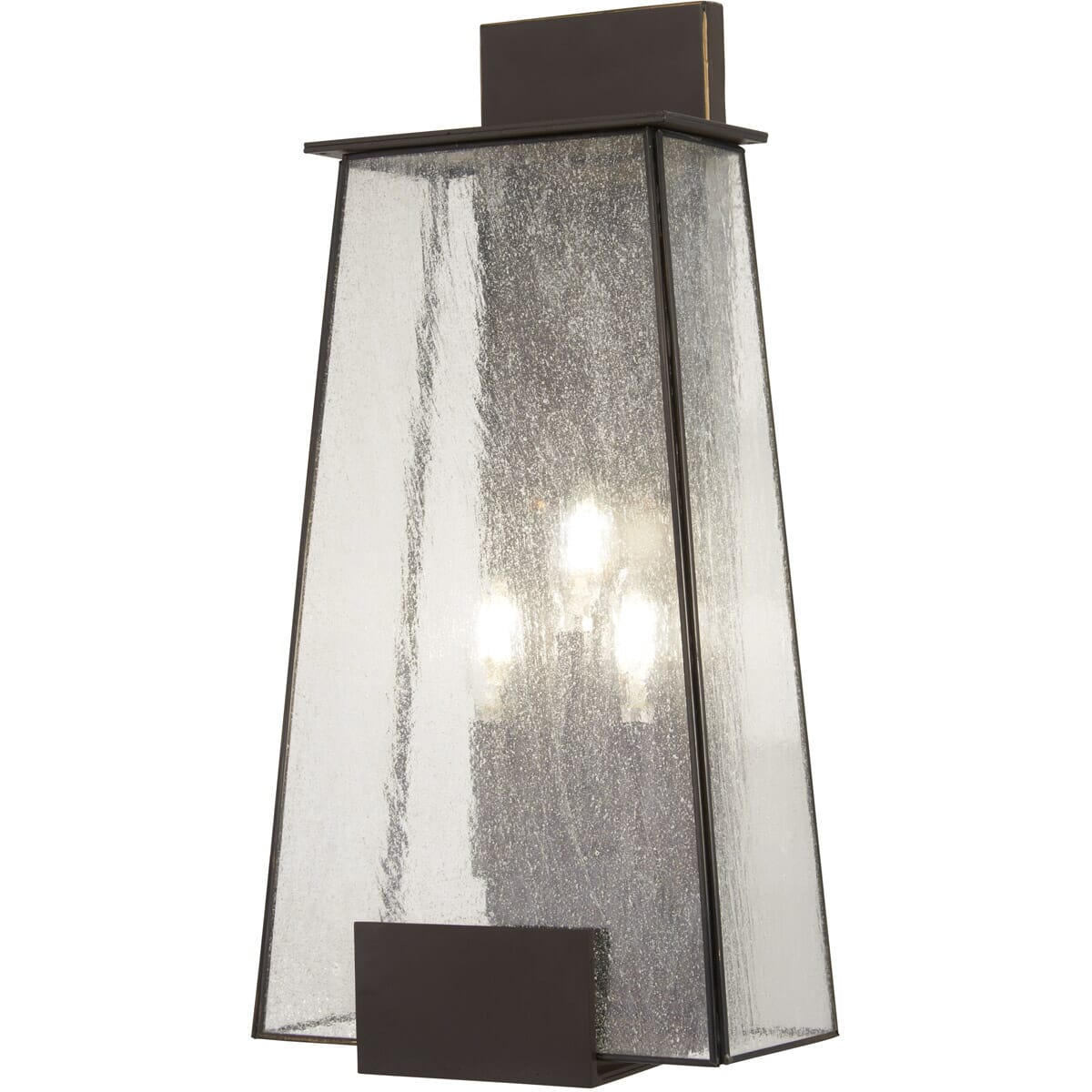 The Great Outdoors Bistro Dawn 3-Light 22" Outdoor Wall Light in Dakota Bronze