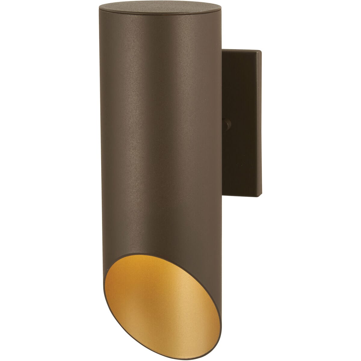 The Great Outdoors Pineview Slope 13" Outdoor Wall Light in Sand Bronze with Gold