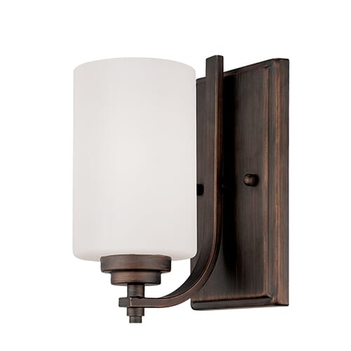 Millennium Lighting Bristo 1-Light Wall Sconce in Satin Nickel