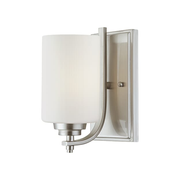 Millennium Lighting Bristo 1-Light Wall Sconce in Satin Nickel