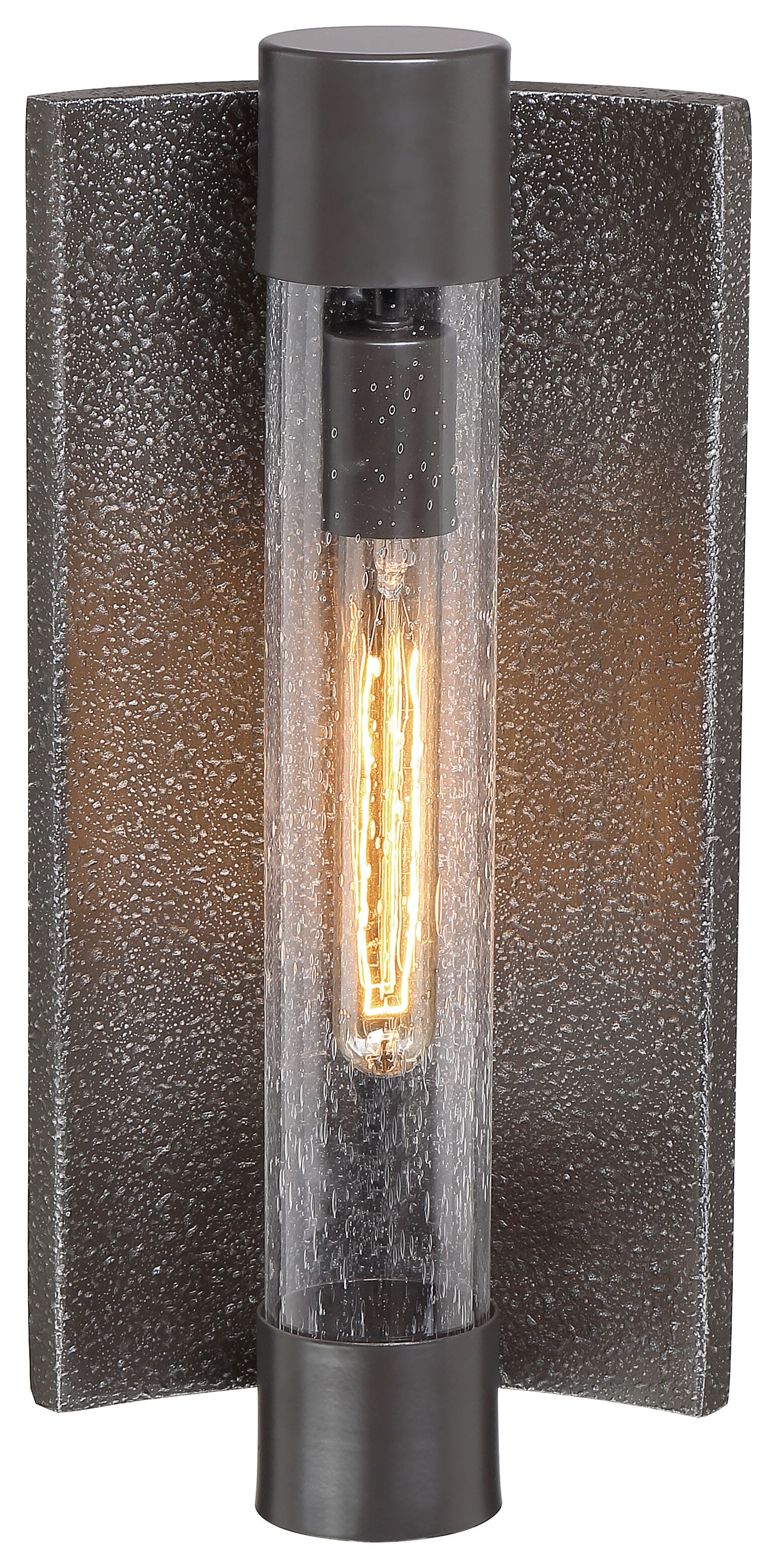 The Great Outdoors Celtic Shadow 17" Outdoor Wall Light in Textured Bronze with Gold Highlig