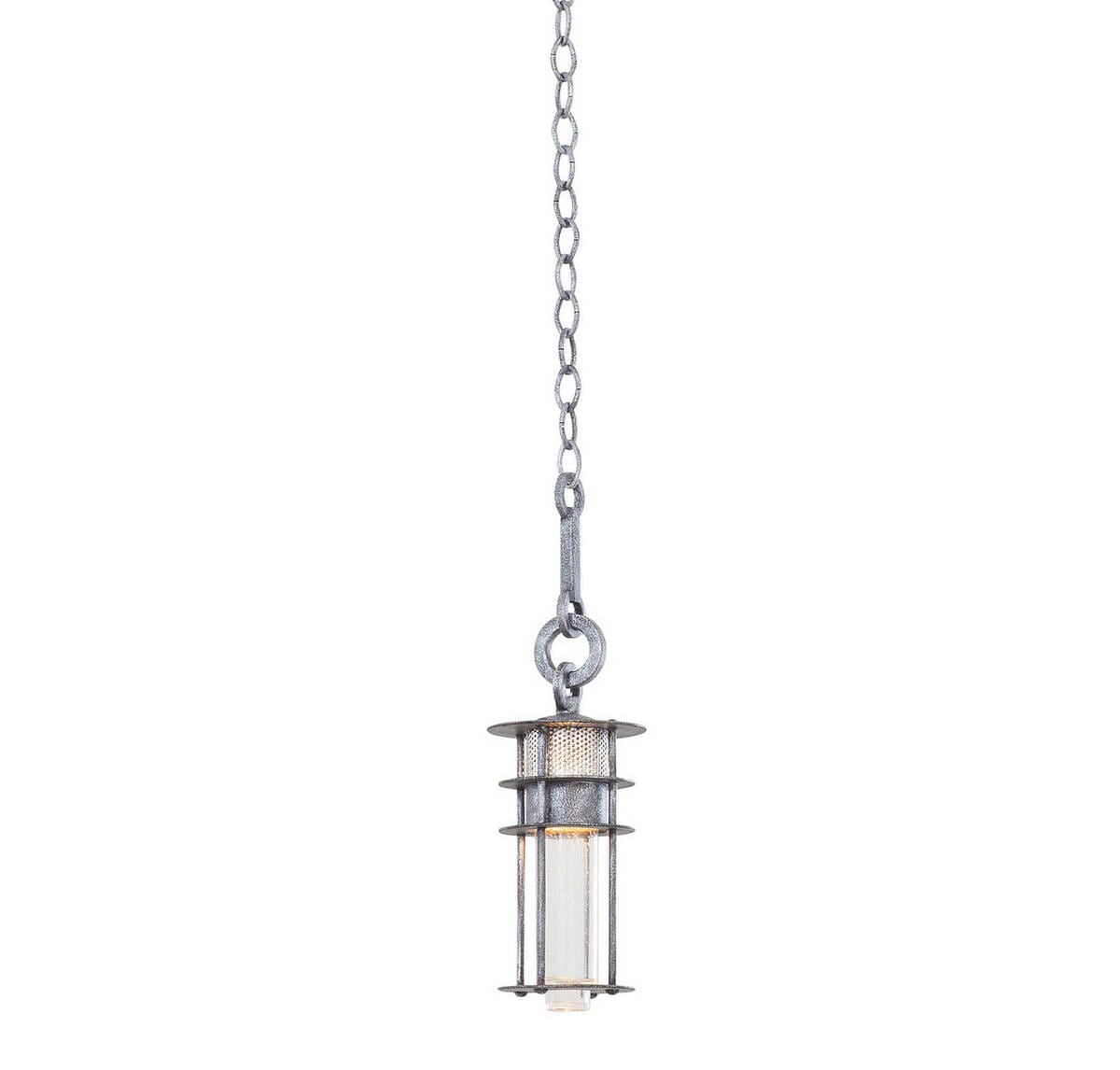 Kalco Anchorage 1-Light Mini Pendant in Rugged Iron