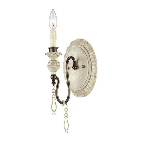 Millennium Lighting Denise 15" Wall Sconce in Antique White/Bronze