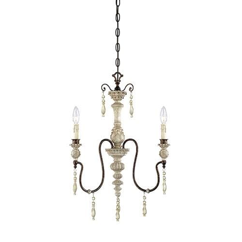 Millennium Lighting Chandelier Ceiling Light in Antique White/Bronze