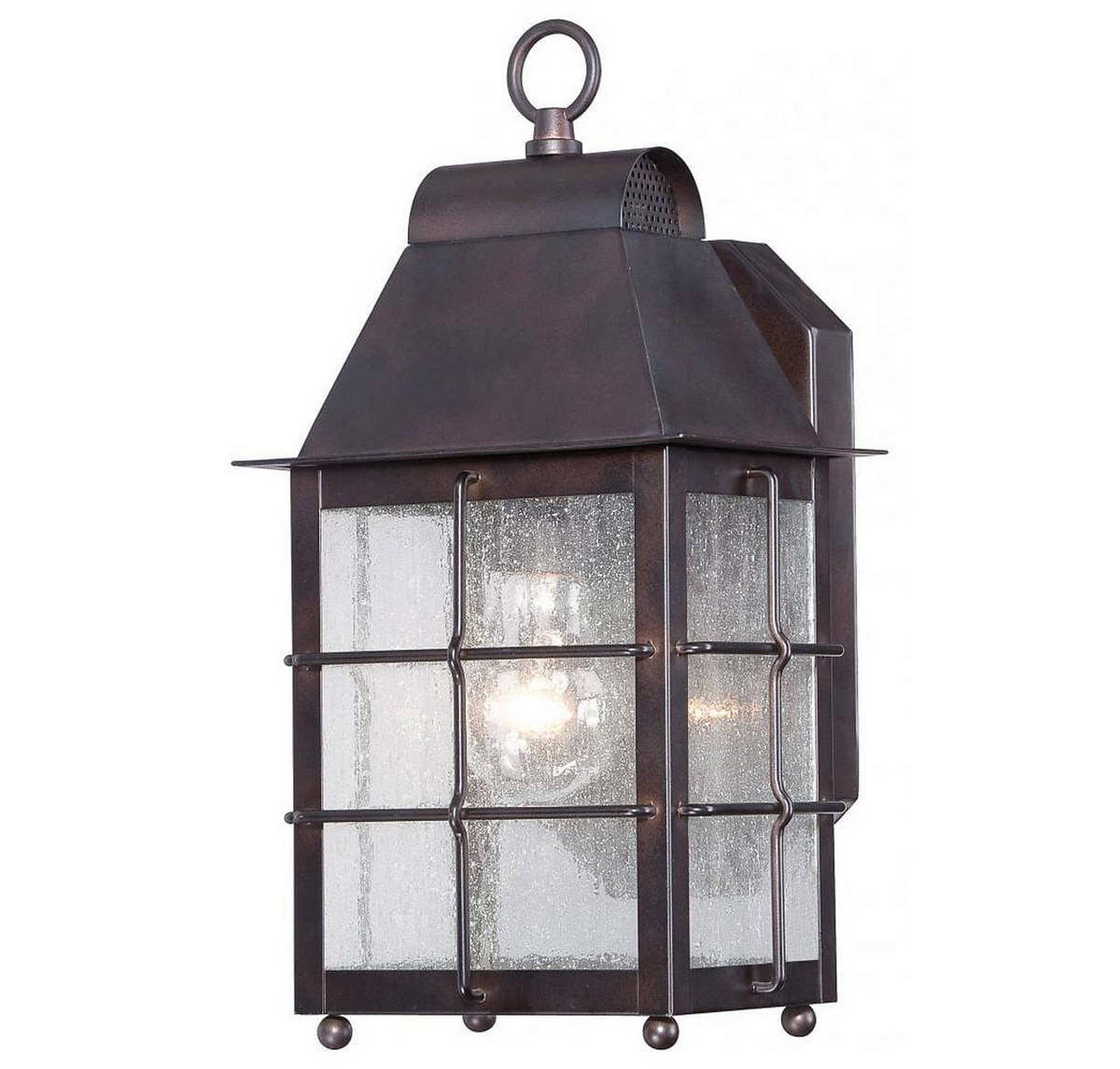 The Great Outdoors Willow Pointe 14" Outdoor Wall Light in Chelesa Bronze