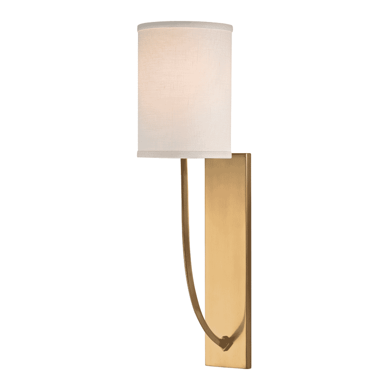 Hudson Valley Colton 17" Wall Sconce in Aged Brass