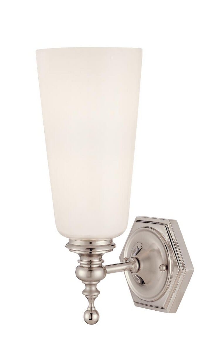 Hudson Valley Colton 17" Wall Sconce in Polished Nickel