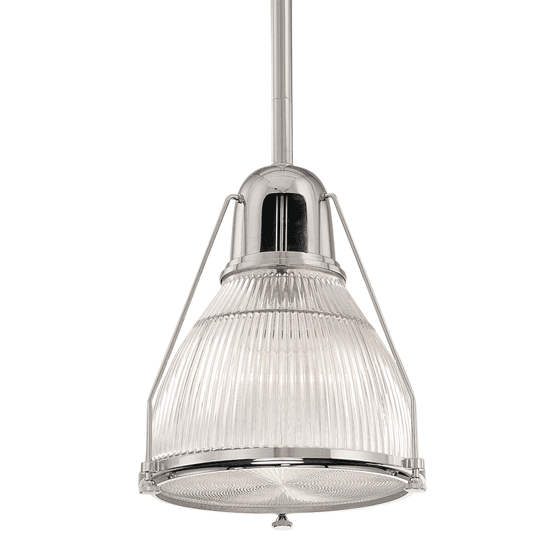 Hudson Valley Haverhill 16" Pendant Light in Polished Nickel