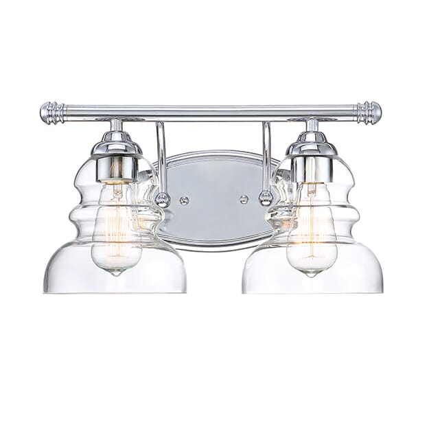 Millennium 7000 Series 2-Light Bathroom Vanity Light in Chrome