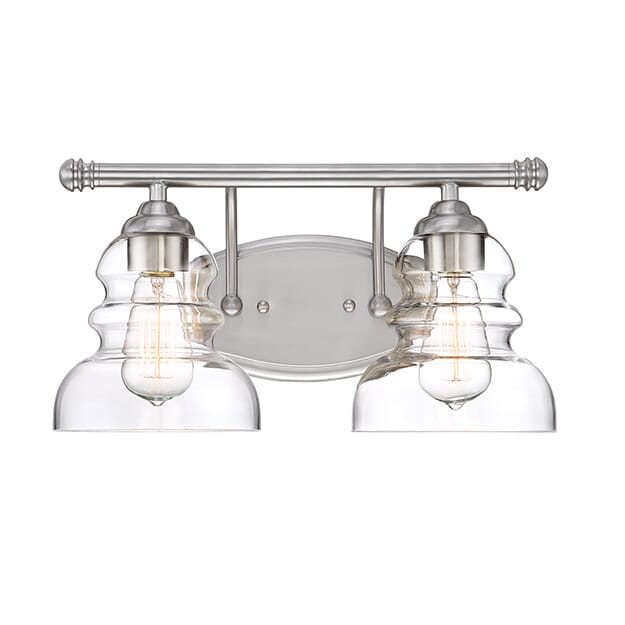 Millennium Lighting 7000 Series 2-Light Bathroom Vanity Light in Satin NIckel