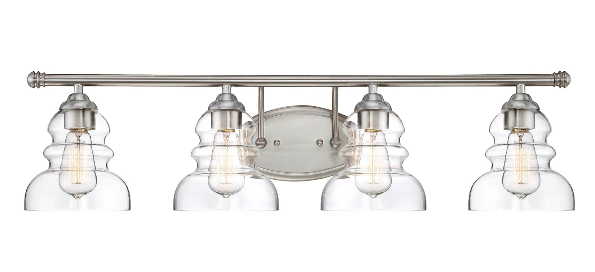 Millennium 7000 Series 4-Light Bathroom Vanity Light in Satin NIckel