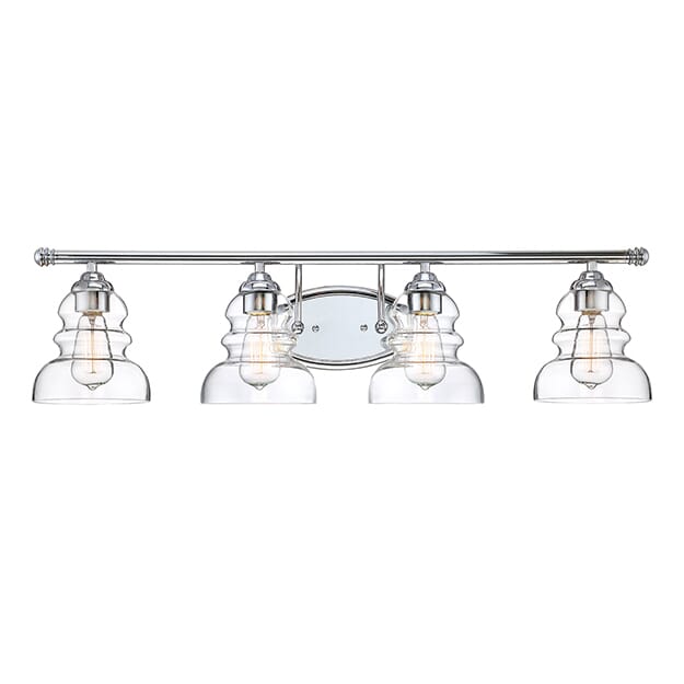 Millennium Lighting 7000 Series 4-Light Bathroom Vanity Light in Chrome