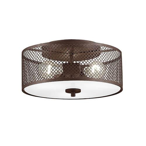 Millennium Lighting Semi-Flush Ceiling Mount in Rubbed Bronze