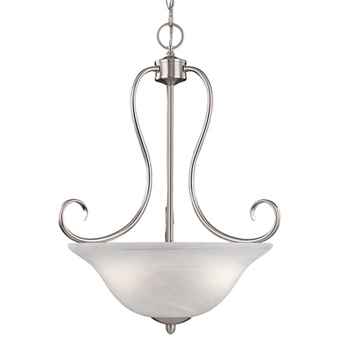 Millennium Lighting Main Street 3-Light Pendant in Satin Nickel