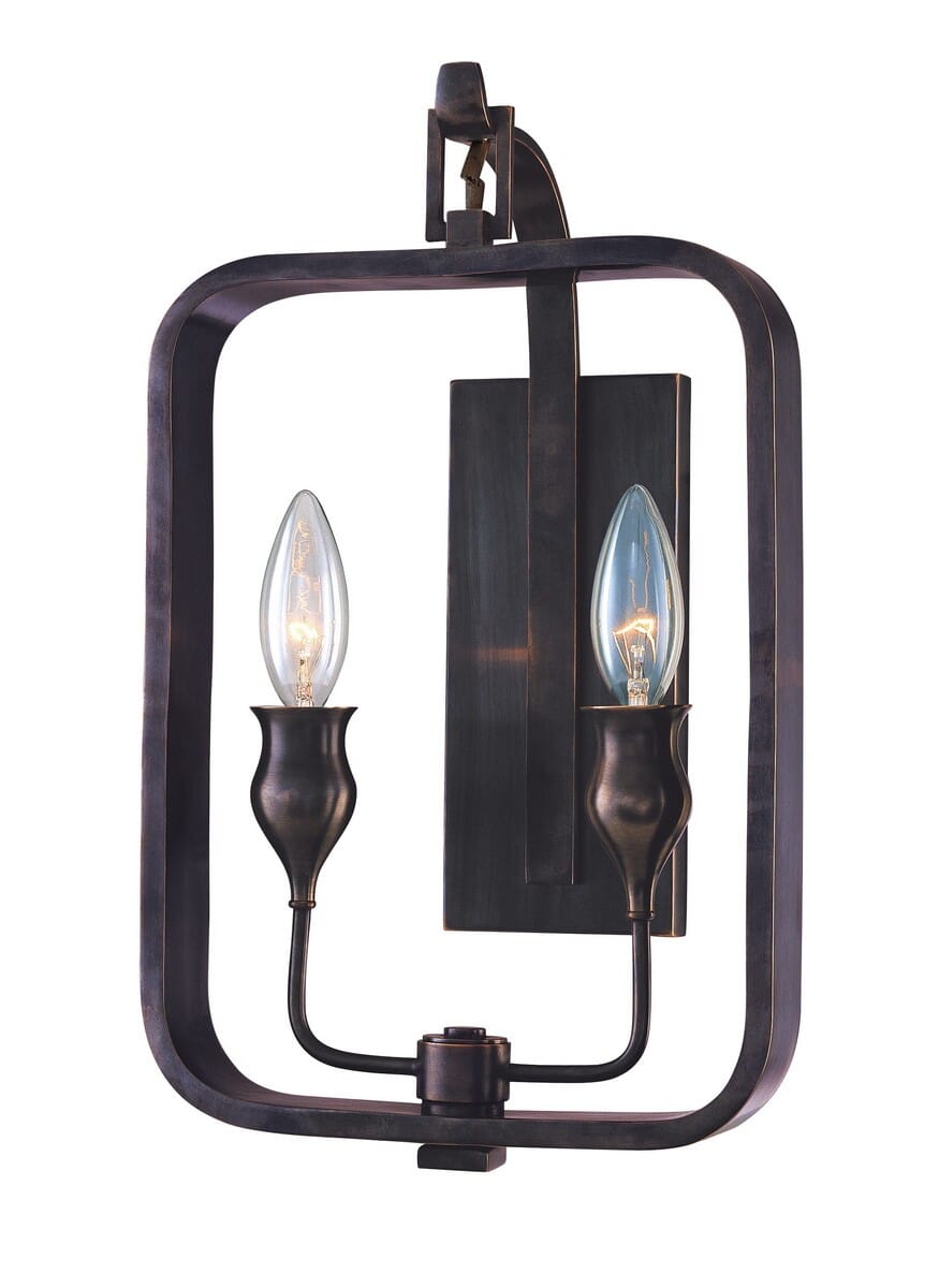 Hudson Valley Rumsford 2-Light 14" Wall Sconce in Old Bronze