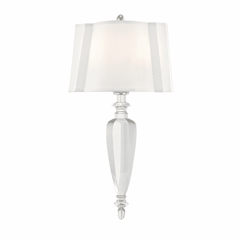 Hudson Valley Tipton 2-Light 24" Wall Sconce in Polished Nickel